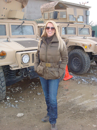 Jula Jane at Bagram Air Field Afghanistan